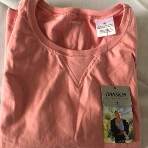 crew neck cocktail pink tank top